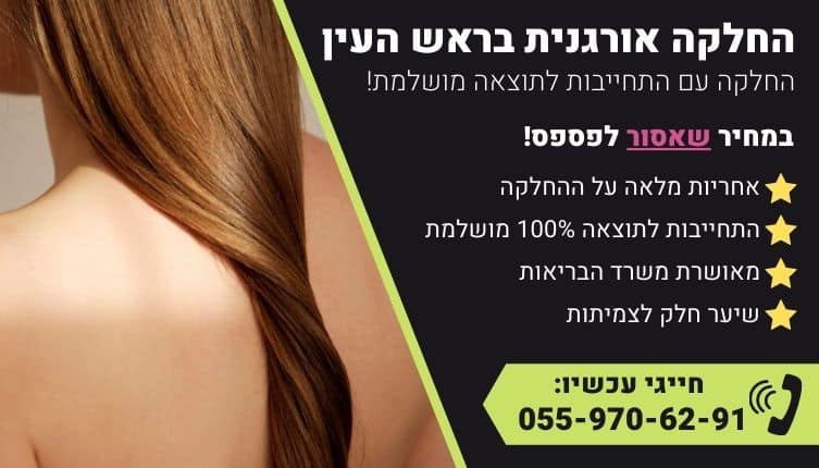 מבצע על החלקה אורגנית בראש העין