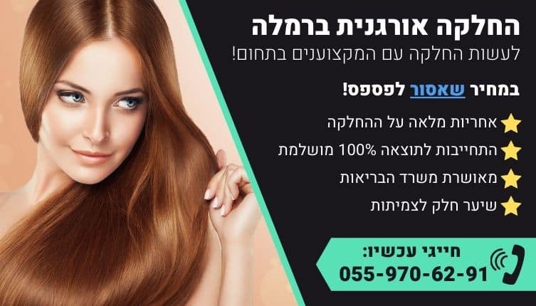 מבצע על החלקה אורגנית ברמלה